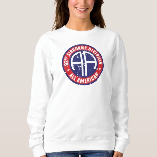 im Flugzeug Abteilung "All American" Grunge Women Sweatshirt (Vorderseite)