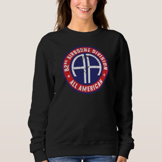 im Flugzeug Abteilung "All American" Grunge Women Sweatshirt (Vorderseite)