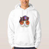 im Flugzeug Abteilung "Cooler Katzenatrooper" Hoodie (Vorderseite)