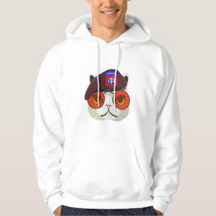 im Flugzeug Abteilung "Cooler Katzenatrooper" Hoodie