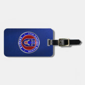 im Flugzeug Abteilung Gepäckanhänger (Vorderseite horizontal)