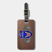 im Flugzeug Abteilung Gepäckanhänger (Vorderseite vertikal)