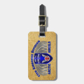 im Flugzeug Abteilung Gepäckanhänger (Vorderseite vertikal)