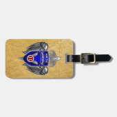 im Flugzeug Abteilung Gepäckanhänger (Vorderseite horizontal)