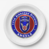 im Flugzeug Abteilung Pappteller (Vorderseite)