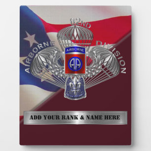 im Flugzeug Abteilung Plaque Fotoplatte