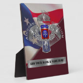 im Flugzeug Abteilung Plaque Fotoplatte (Seite)