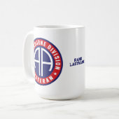 im Flugzeug Abteilung "Veteran" Custom Kaffeetasse (Vorderseite Links)