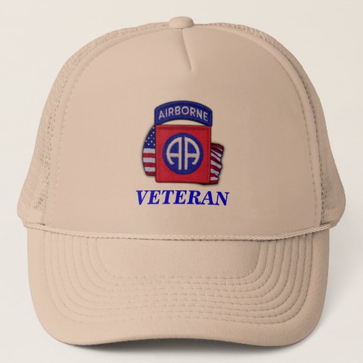 im Flugzeug Abteilung Veterans vietnam iraq Hat Truckerkappe (Vorderseite)