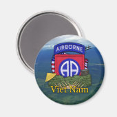 im Flugzeug Abteilung vietnam Veteranen Magne Magnet (Vorderseite/Rückseite)