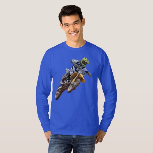 Im Flugzeug Adrenalin: Motocross-Flug T-Shirt (Vorne ganz)