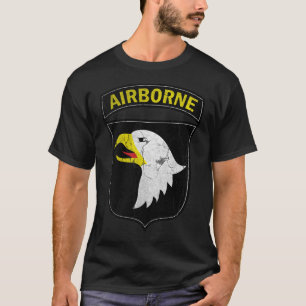 Im Flugzeug Armee 101 schreiender Adler T-Shirt