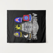 Im Flugzeug Armeeabteilungen in Vergangenheit und  Wandteppich (Vorderseite (Horizontal))