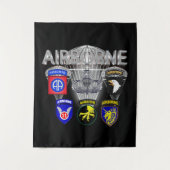 Im Flugzeug Armeeabteilungen in Vergangenheit und  Wandteppich (Vorderseite)