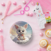 "Im Flugzeug As" Pappteller (Party)