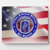 im Flugzeug Brigade Sky Soldiers Fotoplatte (Vorderseite)