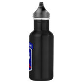 im Flugzeug Brigadepflaster Edelstahlflasche (Rechts)