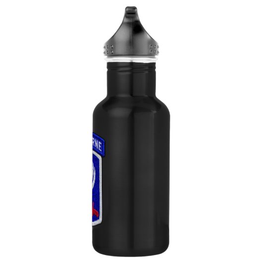 im Flugzeug Brigadepflaster Edelstahlflasche (Rechts)