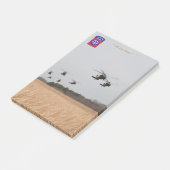 im Flugzeug Campbell-Tierärzte aus ganz Amerika Post-it Klebezettel (angewinkelt)