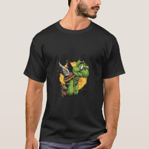Im Flugzeug Cartoon Turtle T-Shirt
