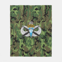 Im Flugzeug Corps Recondo Camouflage Fleece Blanke