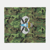 Im Flugzeug Corps Recondo Camouflage Fleece Blanke (Vorderseite (Horizontal))