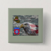 im Flugzeug Div Irak-Kampfveteran Button (Vorderseite)