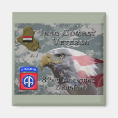 im Flugzeug Div Irak-Kampfveteran Magnet (Vorne)