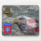 im Flugzeug Div Irak-Kampfveteran Mousepad (Vorne)