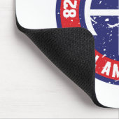 im Flugzeug Division "All American" Grunge Mousepad (Ecke)