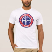 im Flugzeug Division "All American" Grunge T-Shirt (Vorderseite)