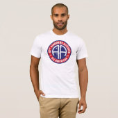 im Flugzeug Division "All American" Grunge T-Shirt (Vorne ganz)