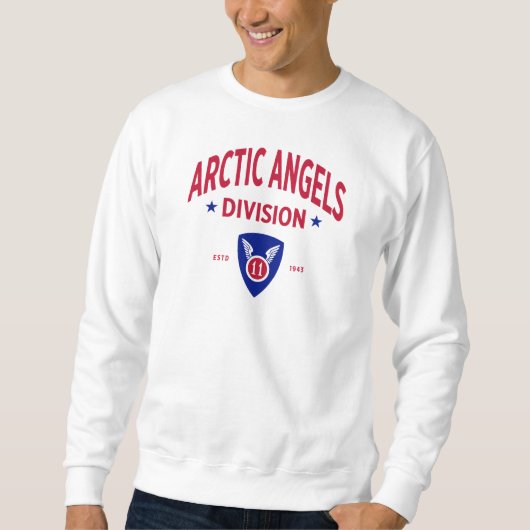 im Flugzeug Division Arktische Engel Sweatshirt (Vorderseite)