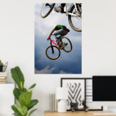 im Flugzeug Fahrräder Poster (Heimbüro)