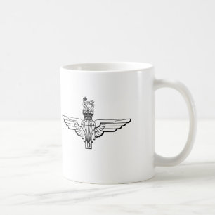 Im Flugzeug - Fallschirm Kaffeetasse