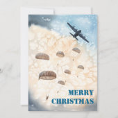 Im Flugzeug Fallschirmjäger hüpfen Weihnachten (Vorderseite)