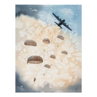 Im Flugzeug Fallschirmspringer von Hercules Aircra