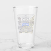 Im Flugzeug Flüge - nie vergeben verdient Glas (Rückseite)