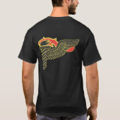 Im Flugzeug Flügel-Pfadfinder-T - Shirts (Rückseite)
