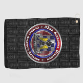 Im Flugzeug Geschäftsbereich Bekämpfungsbrigade fü Golfhandtuch (Horizontal)