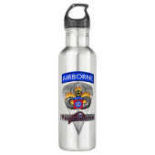 im Flugzeug Geschäftsbereich "Flaming Wings" Edelstahlflasche (Vorderseite)