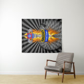 im Flugzeug Geschäftsbereich "Im Flugzeug ganz nac Wandteppich (Beispiel (Horizontal))