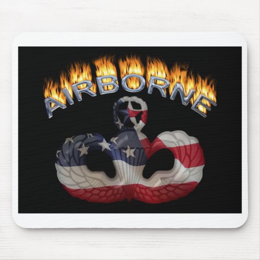 Im Flugzeug Geschenkmousepad Mousepad (Vorne)