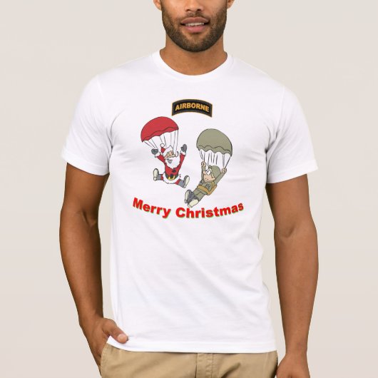 Im Flugzeug heller T - Shirt Sankt II (Vorderseite)