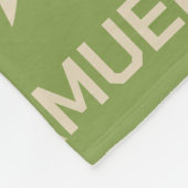 Im Flugzeug Individuelle Name Fleece (Ecke)