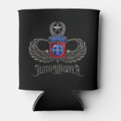 im Flugzeug Jumpmaster Black Can Cooler Dosenkühler (Vorderseite)