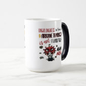 Im Flugzeug Kontrolle Verwandlungstasse (VorderseiteRechts)