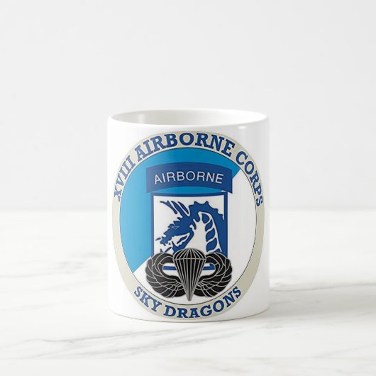 Im Flugzeug Korps Kaffeetasse (Mittel)