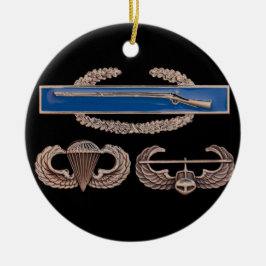 Im Flugzeug Luft-Angriff CIB Keramik Ornament