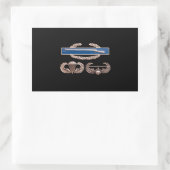 Im Flugzeug Luft-Angriff CIB Rechteckiger Aufkleber (Tasche)